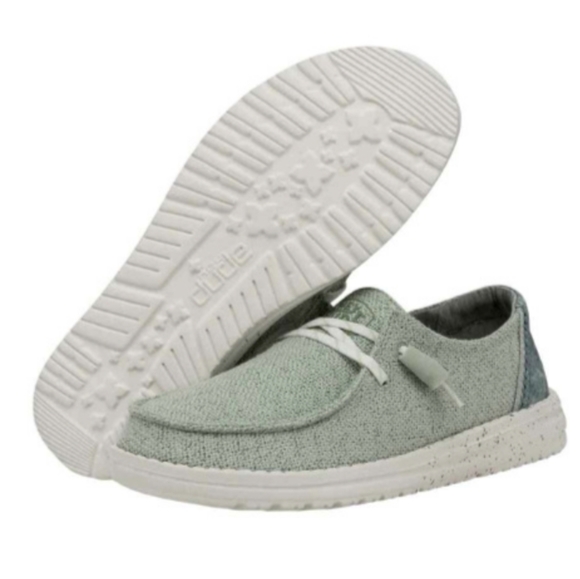 Hey Dude Shoes - HEY DUDE WENDY WOVEN MINT GREEN